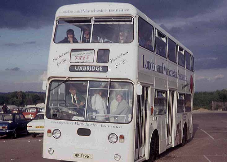 London Country Leyland Atlantean MCW London & Manchester AN96